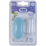 مسواک انگشتی وی کر مدل سیلیکونی به همراه قاب رنگی -(Wee Care-S601)