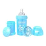 شیشه شیر تویست شیک 180 میل آبی صدفی Twistshake
