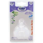سرشیشه وی کر مدل MomSense دهانه عریض سایز 6-12ماه (Wee Care-N515)