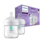 شیشه شیر نچرال ۱۲۵ میلی لیتر با سوپاپ AirFree فیلیپس اونت PHILIPS AVENT سری