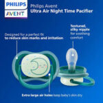 پستانک ارتودنسی شب‌تاب ۶ تا ۱۸ ماه دوتایی فیلیپس اونت PHILIPS AVENT - تصویر 2