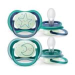پستانک ارتودنسی شب‌تاب ۶ تا ۱۸ ماه دوتایی فیلیپس اونت PHILIPS AVENT - تصویر 3