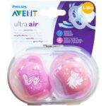 پستانک 2 عددی 6-18 ماه تک شاخ فرشته Ultra Air اونت Avent